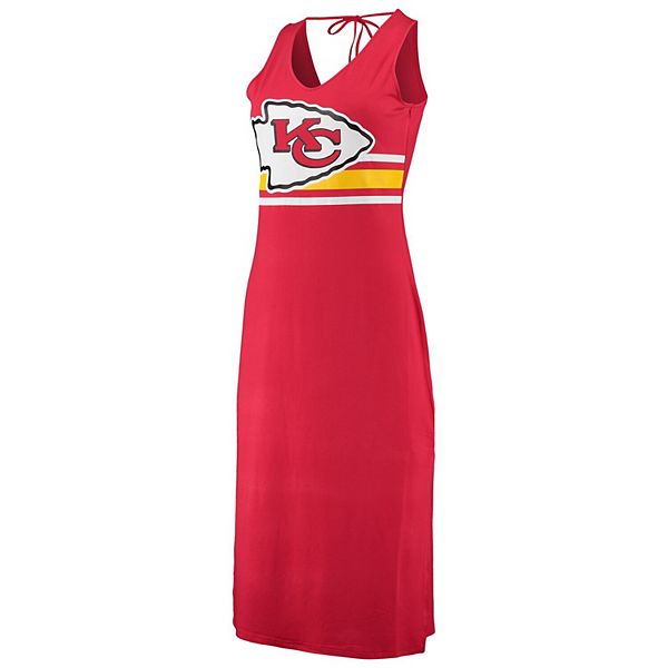 Women's G-III 4Her by Carl Banks Red Kansas City Chiefs Kick-Off Maxi Dress