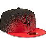 Men's New Era Red/Black Houston Rockets Fade Up 59FIFTY Fitted Hat