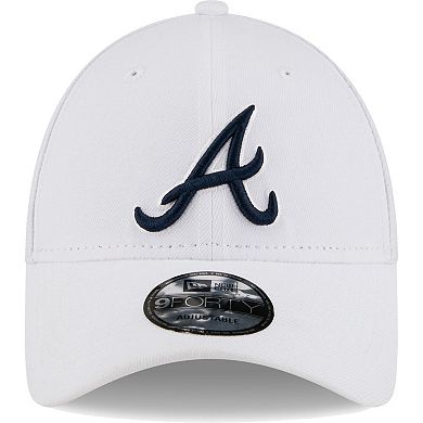 Men's New Era White Atlanta Braves League II 9FORTY Adjustable Hat