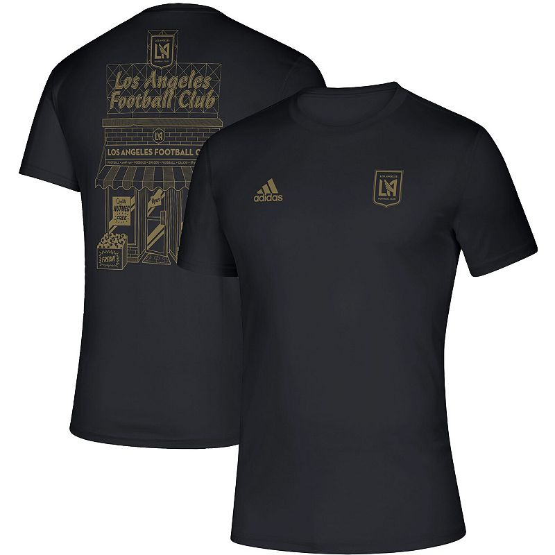 Mens adidas Black LAFC Megs T-Shirt, Size: Small