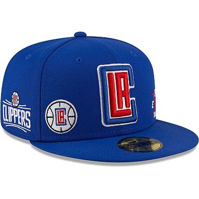 Men's New Era Royal LA Clippers Multi 59FIFTY Fitted Hat