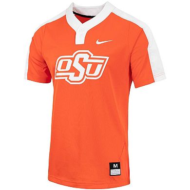 Nike Orange Oklahoma State Cowgirls Replica 2-Button Softball Jersey