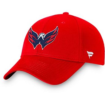 Men's Fanatics Branded Red Washington Capitals Core Adjustable Hat