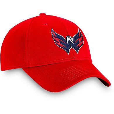Men's Fanatics Branded Red Washington Capitals Core Adjustable Hat
