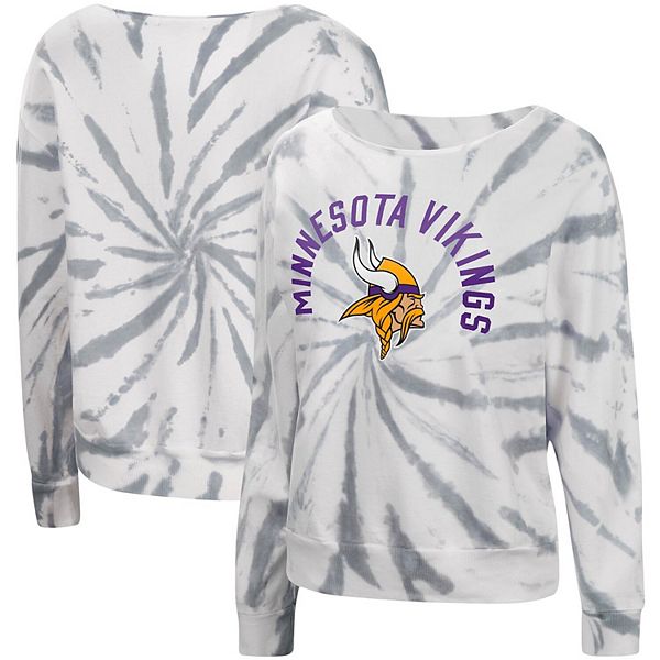 Touch Womens Minnesota Vikings Hoodie Sweatshirt, Grey, Medium