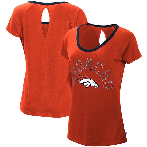 Rhinestone lips Denver Broncos shirt t-shirt by To-Tee Clothing