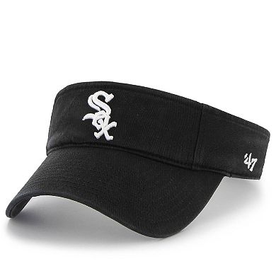 Men's '47 Black Chicago White Sox Clean Up Adjustable Visor
