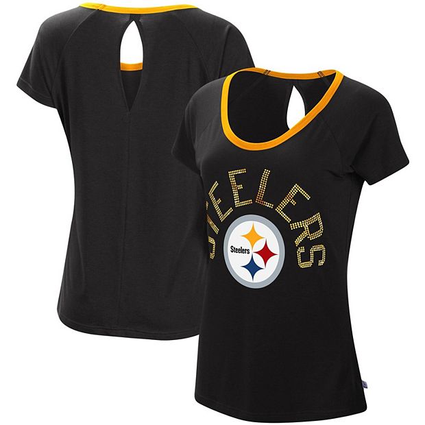 Pittsburgh Steelers Women's Touch By Alyssa Milano Any Sunday T-Shirt