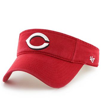 Men's '47 Red Cincinnati Reds Clean Up Adjustable Visor