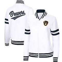 Brewers Baseball G-III Sherpa Flannel Jacket