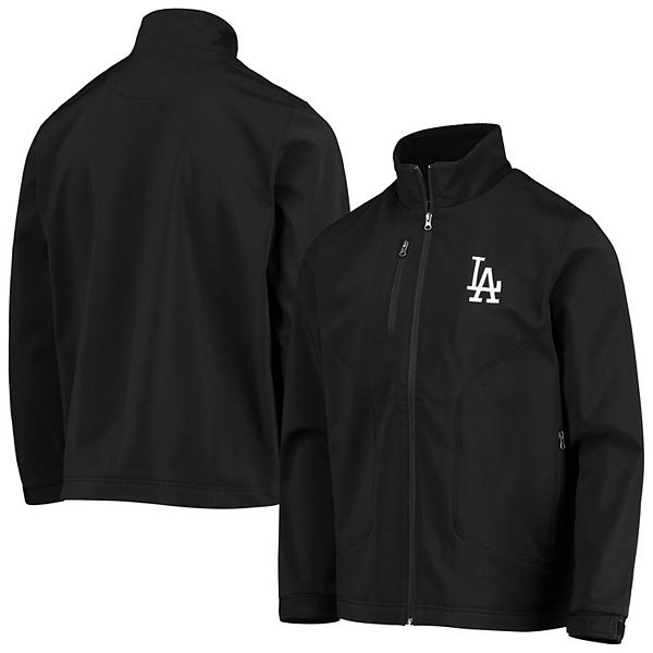 Antigua Men's Los Angeles Dodgers Black Protect Jacket