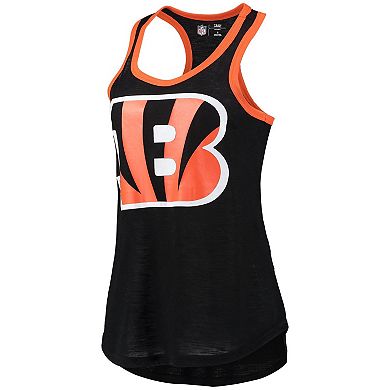 Women's G-III 4Her by Carl Banks Black Cincinnati Bengals Tater Burnout Tank Top