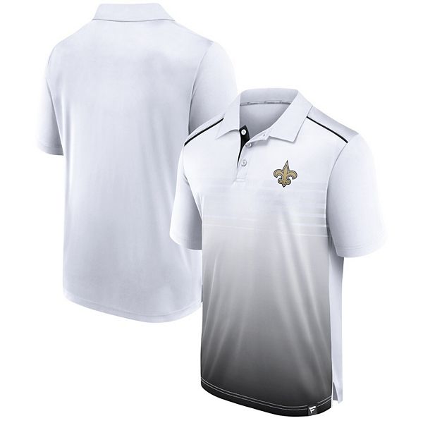 New Orleans Saints Big Logo Button-Up Woven T-Shirt - Gold