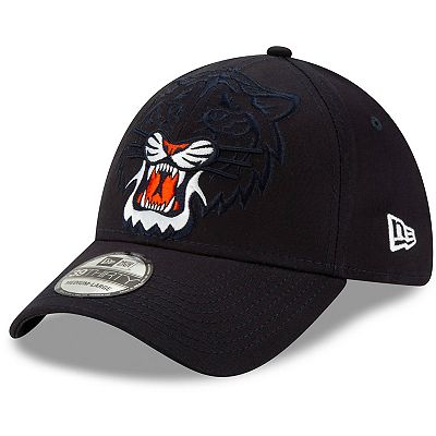 Men s New Era Navy Detroit Tigers Logo Elements 39THIRTY Flex Hat