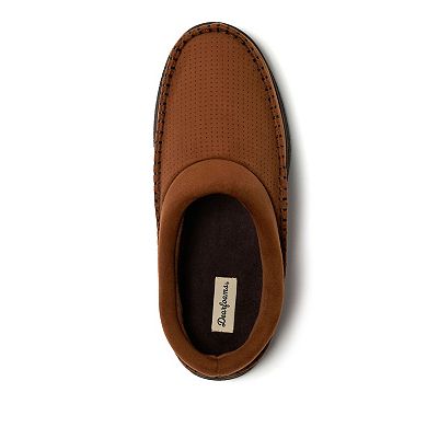 Dearfoams Thompson Microsuede Men's Moccasin Clog Slippers