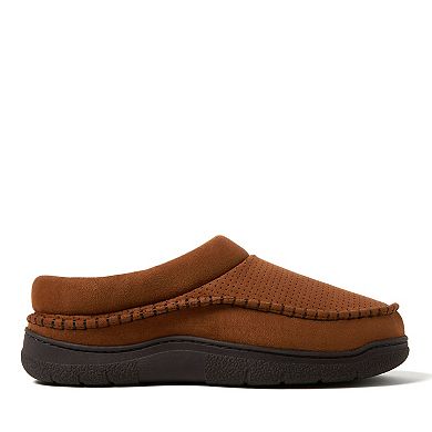 Dearfoams Thompson Microsuede Men's Moccasin Clog Slippers