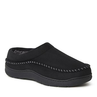 Dearfoams Thompson Microsuede Men's Moccasin Clog Slippers
