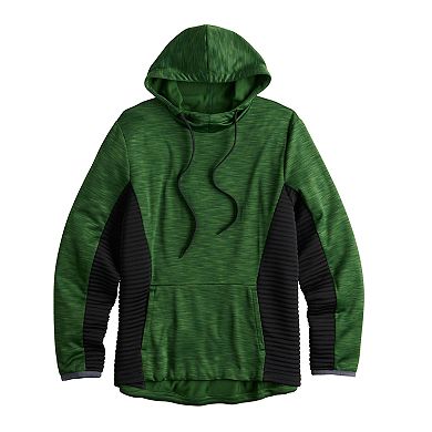 Men's Tek Gear Performance Fleece Mixed Media Hoodie