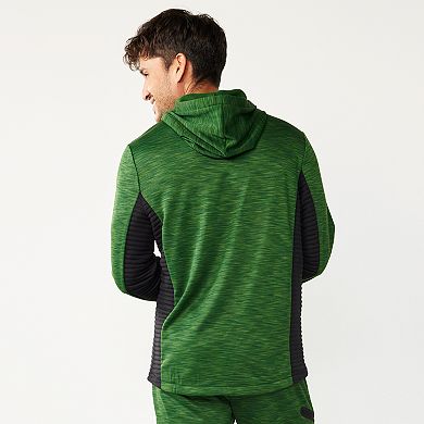 Men's Tek Gear Performance Fleece Mixed Media Hoodie
