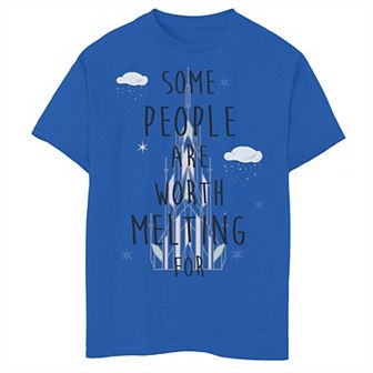 Disney's Frozen Boys 8-20 Worth Melting For Graphic Tee