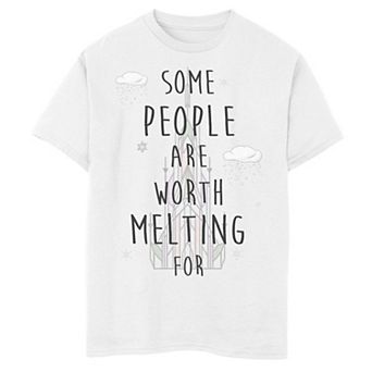 Disney's Frozen Boys 8-20 Worth Melting For Graphic Tee