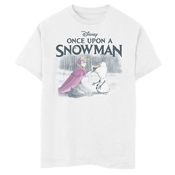 Disney's Frozen Once Upon A Snowman Boys 8-20 Anna And Olaf Portrait Graphic Tee