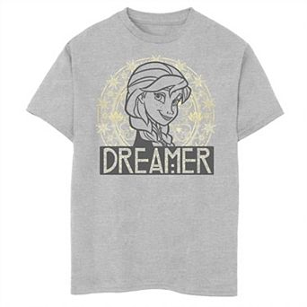 Disney's Frozen Boys 8-20 Elsa Gold Arched Dreamer Graphic Tee