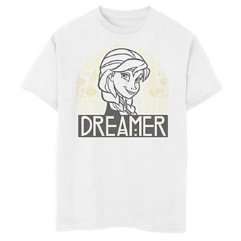 Disney's Frozen Boys 8-20 Elsa Gold Arched Dreamer Graphic Tee
