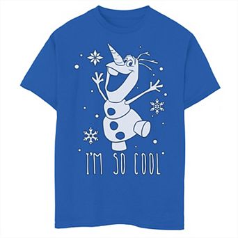 Disney's Frozen Boys 8-20 Olaf I'm So Cool Dancing Graphic Tee