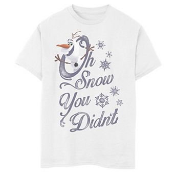 Disney's Frozen Boys 8-20 Olaf Oh Snow You Didn't Graphic Tee
