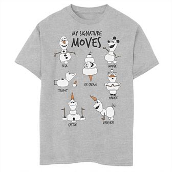 Disney's Frozen Boys 8-20 2 Olaf My Signature Moves Graphic Tee