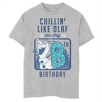 Disney's Frozen Boys 8-20 Chillin' Like Olaf On My 8th Birthday Graphic Tee