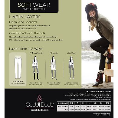 Women's Cuddl Duds® Softwear with Stretch Leggings