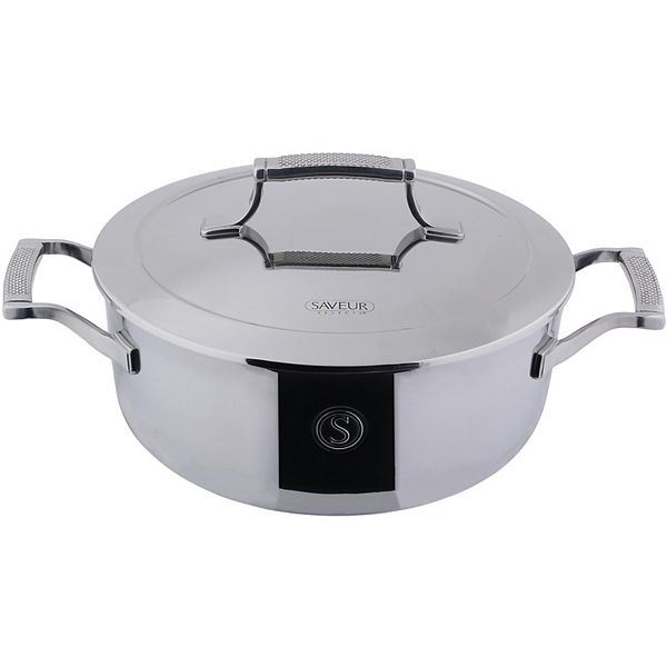 Voyage Tri-Ply Chef's Pan with Insulated Lid