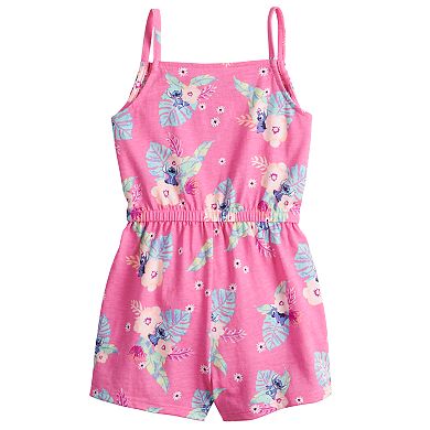 Disney's Lilo & Stitch Toddler Girl Floral Romper by Jumping Beans® 
