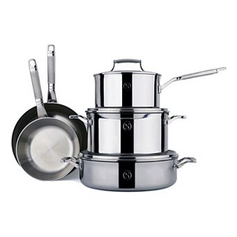 Saveur Selects Voyage Tri-Ply 8 pc Cookware Set
