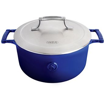 Saveur Selects Voyage Enameled Cast-Iron 5-qt Casserole