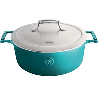 Saveur Selects Voyage Enameled Cast-Iron 6-qt Roaster
