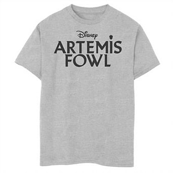 Disney's Artemis Fowl Boys 6-20 Flat Logo Graphic Tee