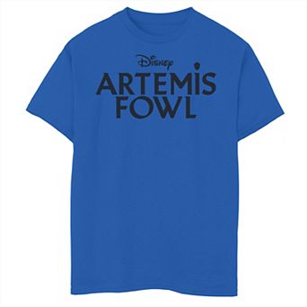 Disney's Artemis Fowl Boys 6-20 Flat Logo Graphic Tee