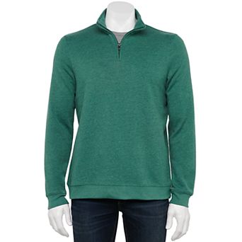 Men's Croft & Barrow® Regular-Fit Fleece Quarter-Zip Pullover Sweater