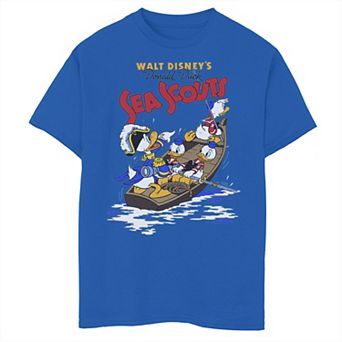 Disney's Mickey & Friends Boys 6-20 Donald Duck Sea Scouts Graphic Tee