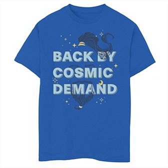 Disney's Aladdin Boys 8-20 Live Action Back By Cosmic Demand Genie Beard Graphic Tee