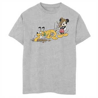 Disney's Mickey & Friends Boys 6-20 Mickey & Pluto Digging Graphic Tee