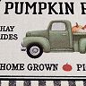Loomaknoti Checked Pumpkin Truck Printed Nylon Doormat - 20'' x 30''