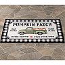 NATCO Checked Pumpkin Truck Printed Nylon Doormat - 20'' x 30''