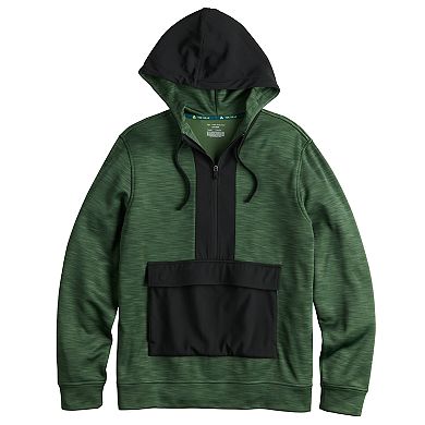 Men's Tek Gear Performance Fleece Mixed Media Pullover Hoodie