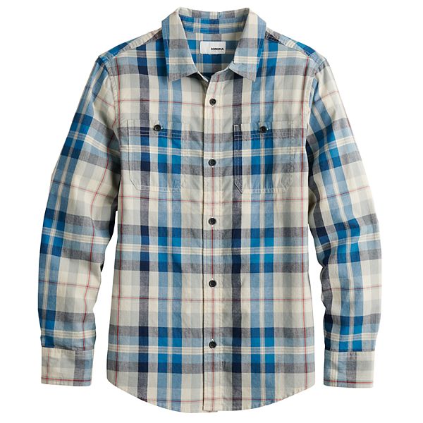 Boys 8-20 Sonoma Goods For Life® Woven Shirt in Regular & Husky