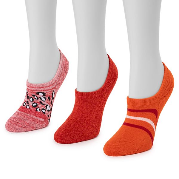 Women's MUK LUKS NoShow Sport Socks 3Pack
