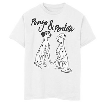 Disney's 101 Dalmations Pongo Perdita Boys 6-20 Graphic Tee